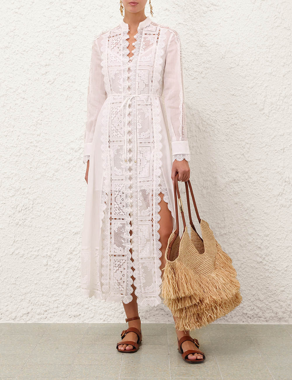 Aster Embroidered Dress