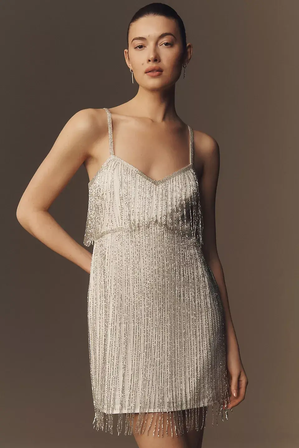 Rhinestone Fringe Dress