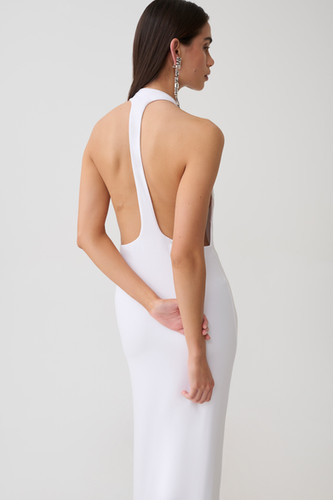 halley bodycon dress Back T-Strap Maxi Revera