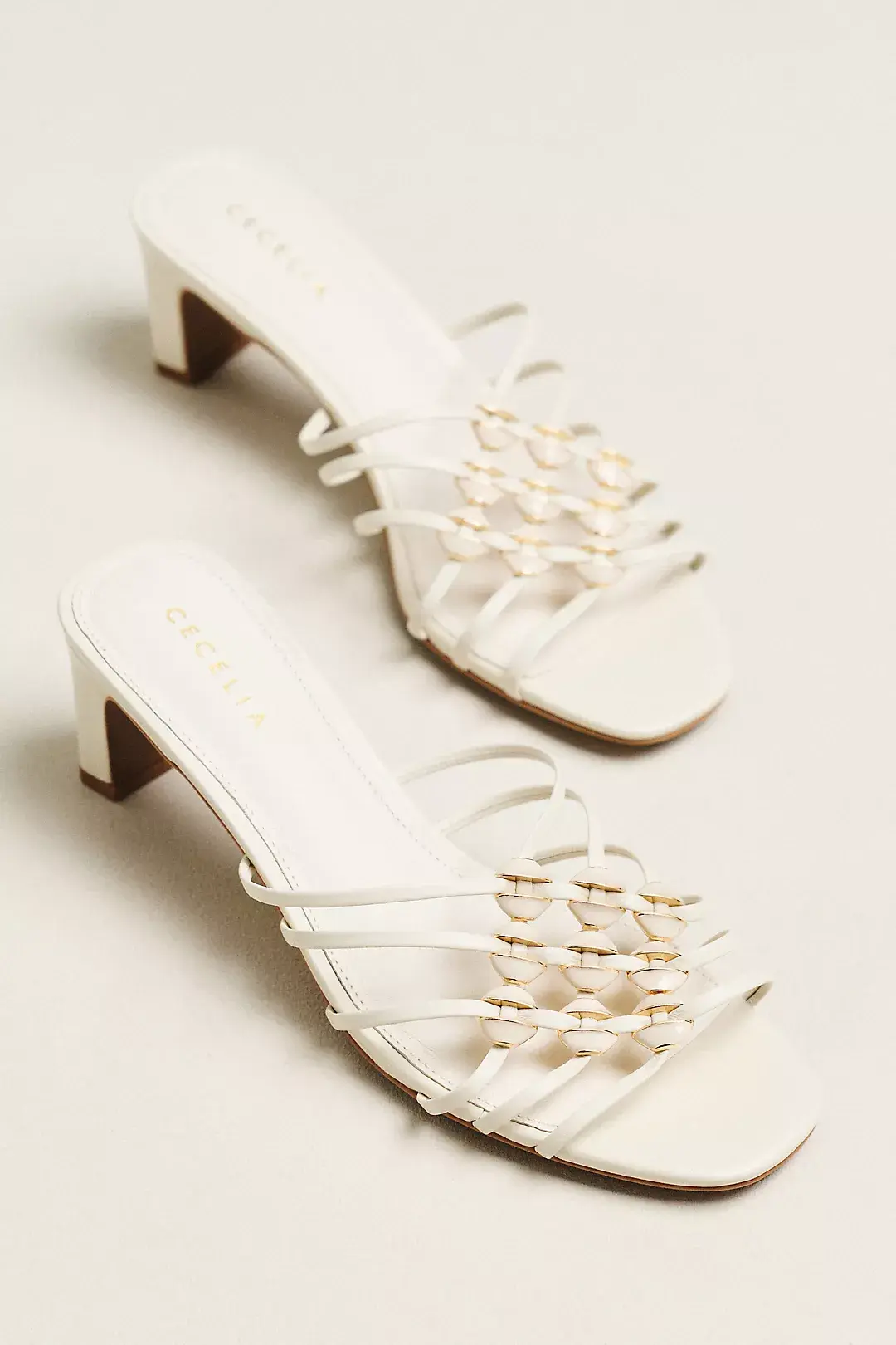 Pearl Strappy Heeled Sandals