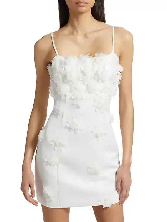 bridal mini dress