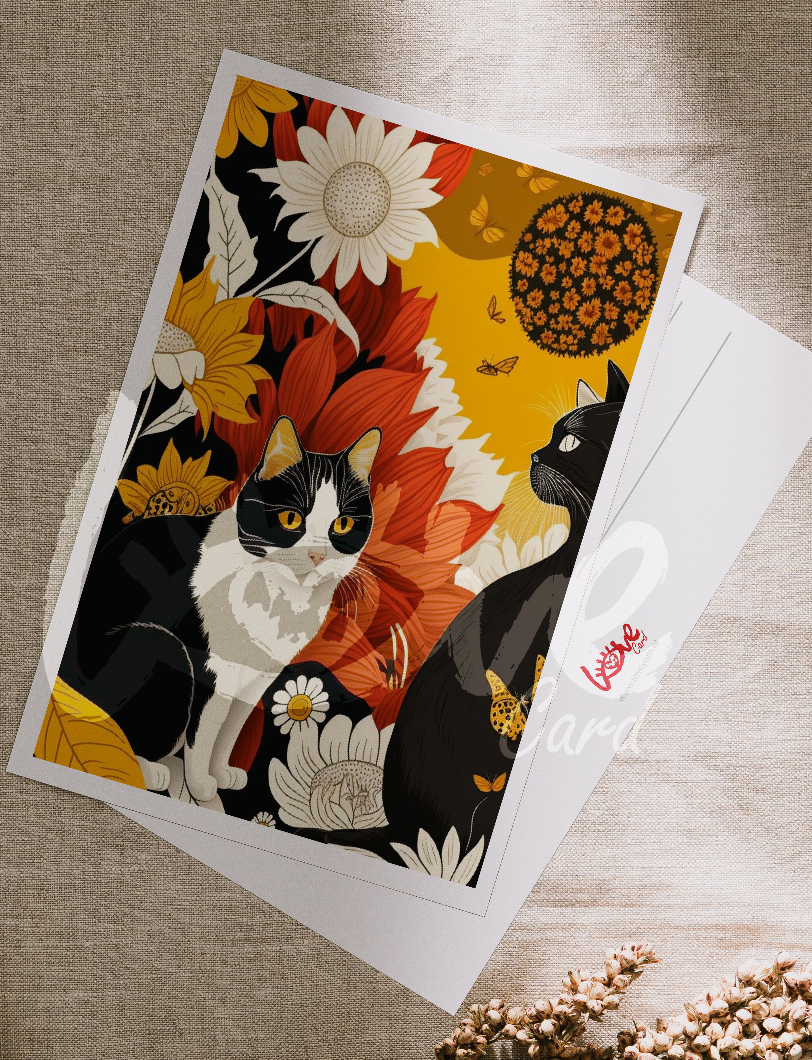 Ansichtkaart Art katten club_14