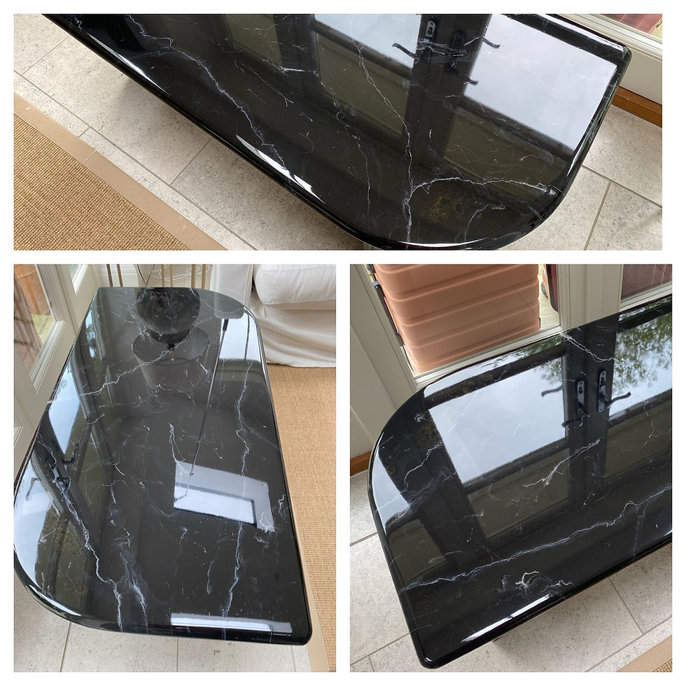 Epoxy resin furniture