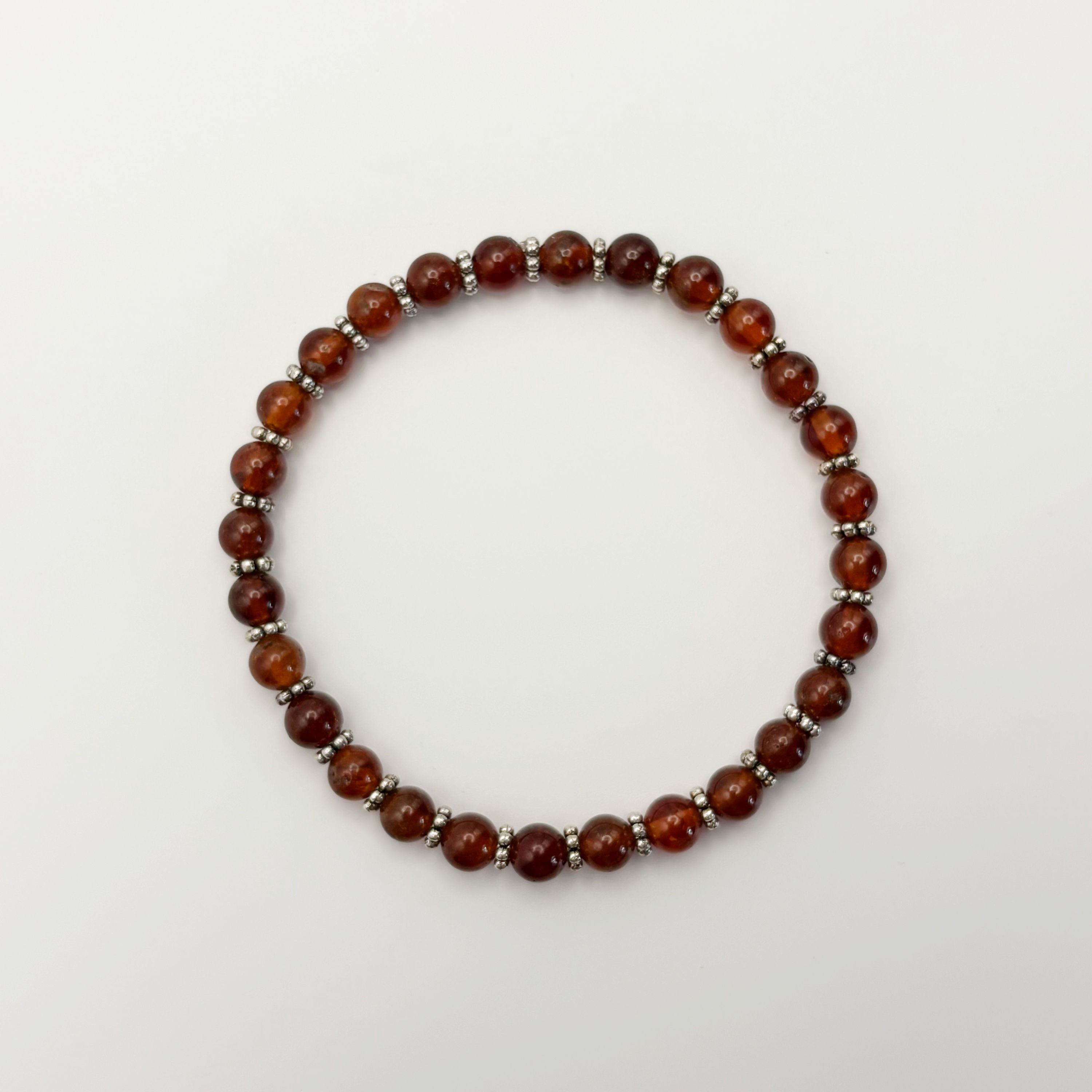 Hessonite Garnet Bracelet - S/M (6.4") Quality of #28