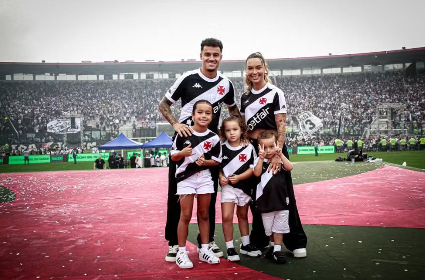 Philippe Coutinho no seu retorno ao Vasco da Gama (Matheus Lima/Vasco)