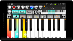 One Row Keys Phone Screen