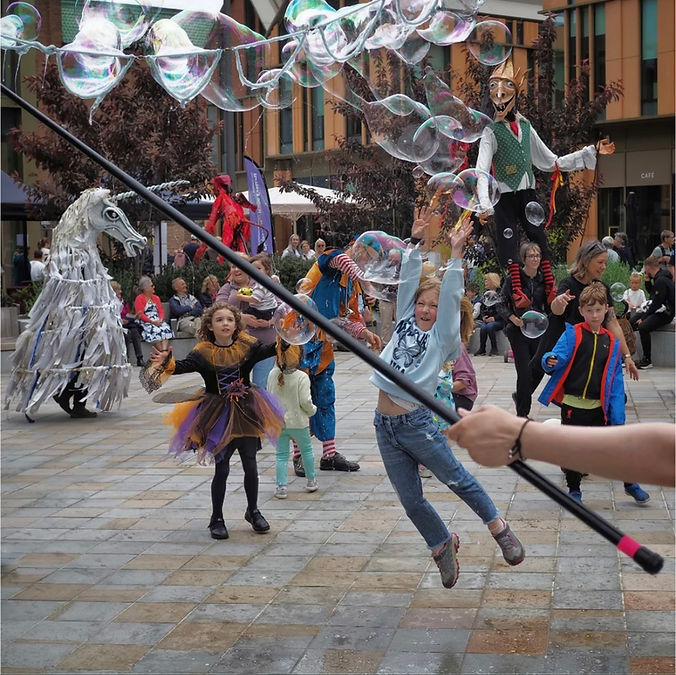 Children with Bubbles