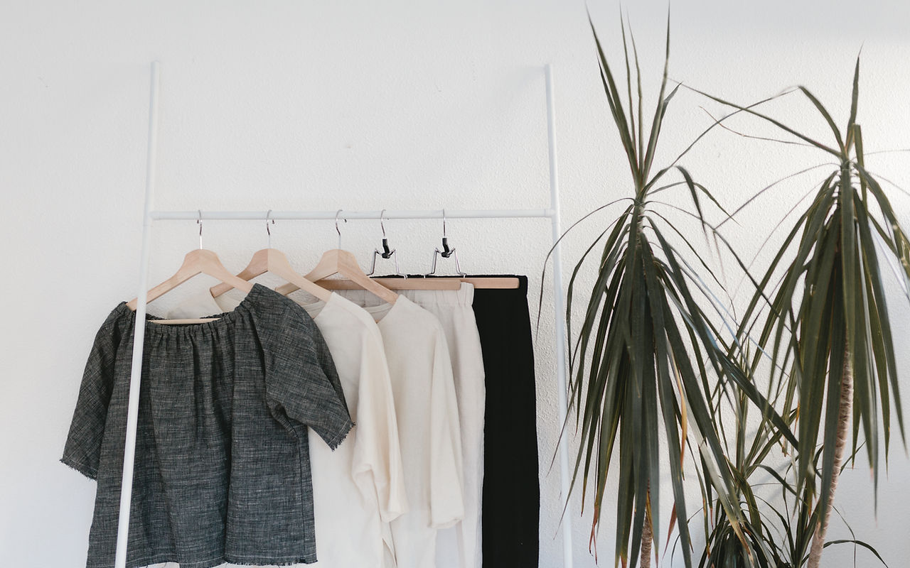Clothes on a Rack