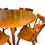 Thumbnail: VINTAGE 5-PIECE AMERICAN DINING SET
