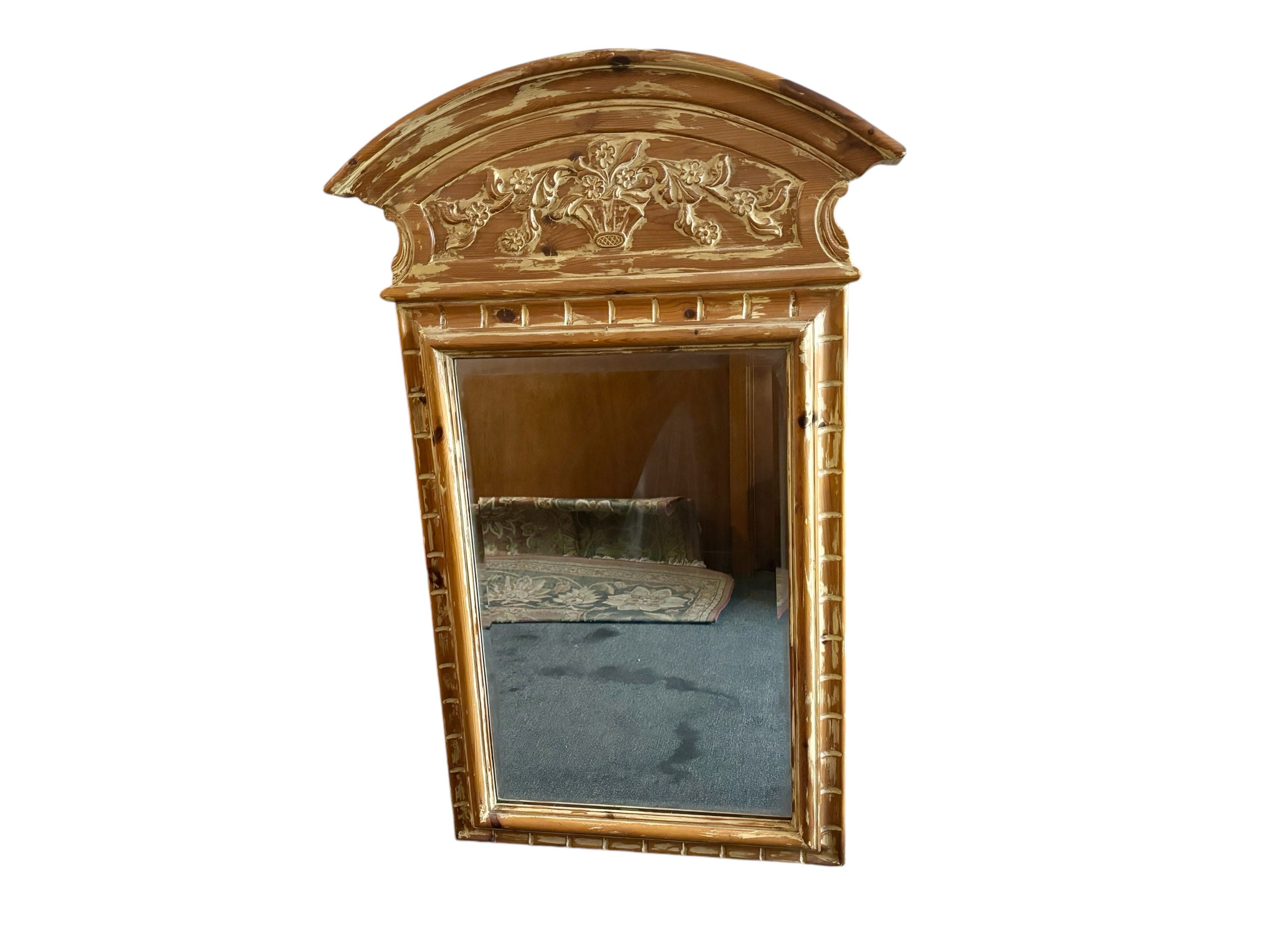 MIRROR WITH CARVINGS