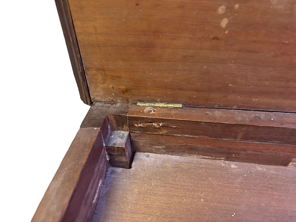 Thumbnail: ANTIQUE GEORGIAN STORAGE TOP MAHOGANY TABLE