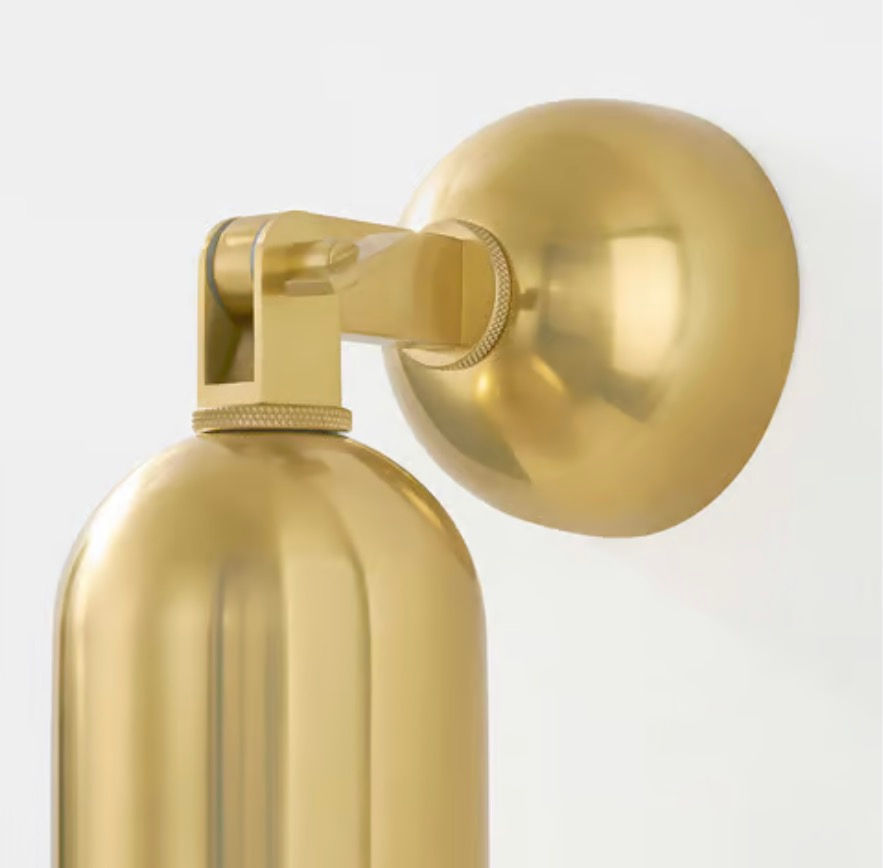Thumbnail: PAIR OF HUDSON VALLEY STURBRIDGE AGED BRASS WALL SCONCES