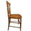 Thumbnail: PAIR OF ANTIQUE TIGER MAPLE SPINDLEBACK SIDE CHAIRS WITH CANE SEATS