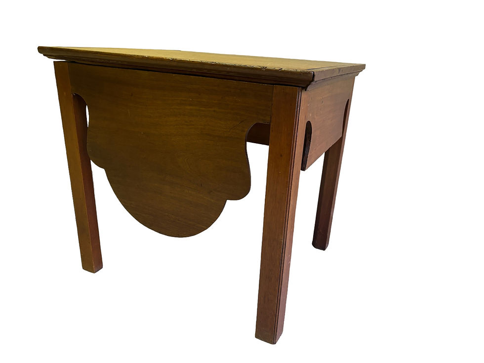 Thumbnail: ANTIQUE GEORGIAN STORAGE TOP MAHOGANY TABLE