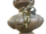 Thumbnail: ANTIQUE BRASS CHANDELIER