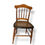 Thumbnail: PAIR OF ANTIQUE TIGER MAPLE SPINDLEBACK SIDE CHAIRS WITH CANE SEATS