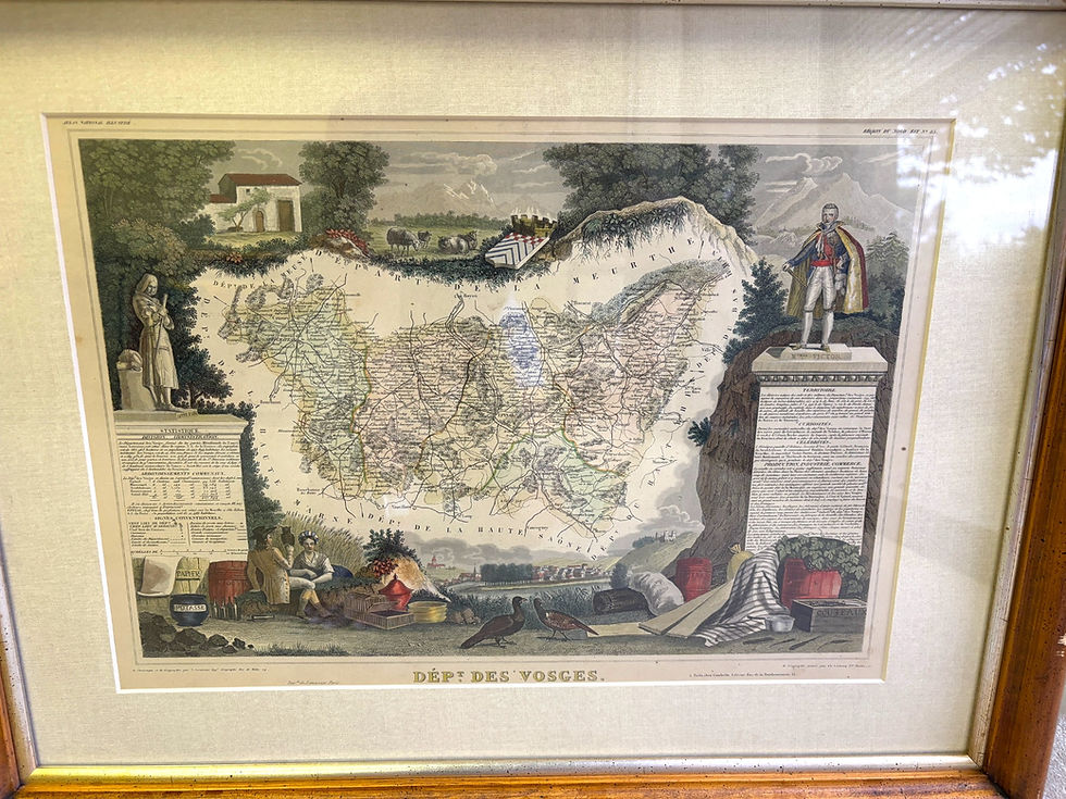 Thumbnail: PAIR OF ANTIQUE FRENCH MAP PRINTS