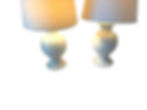 Thumbnail: PAIR OF WHITE TABLE LAMPS