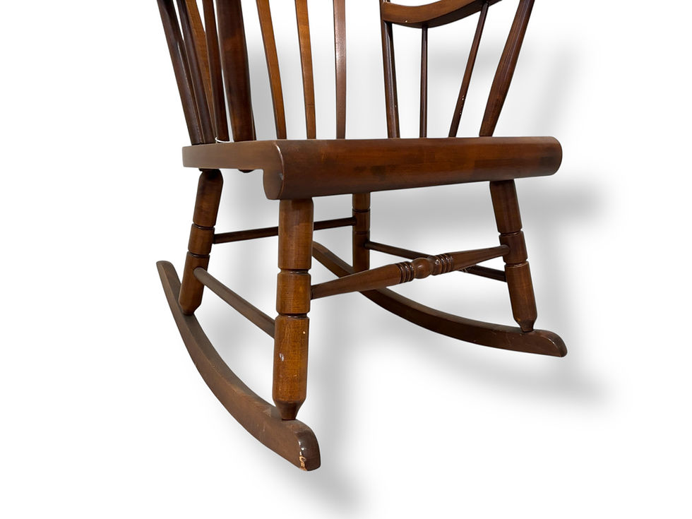 Thumbnail: VINTAGE COLONIAL REVIVAL WINDSOR ROCKER