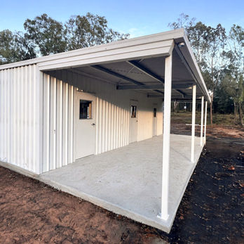 Skillion / Offset Skillion Shed at Stockleigh Logan City Council Qld