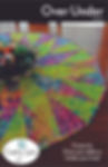 Over Under Quilt pattern by Swirly Girls Design pattern cover showing table runner in bright colored batiks