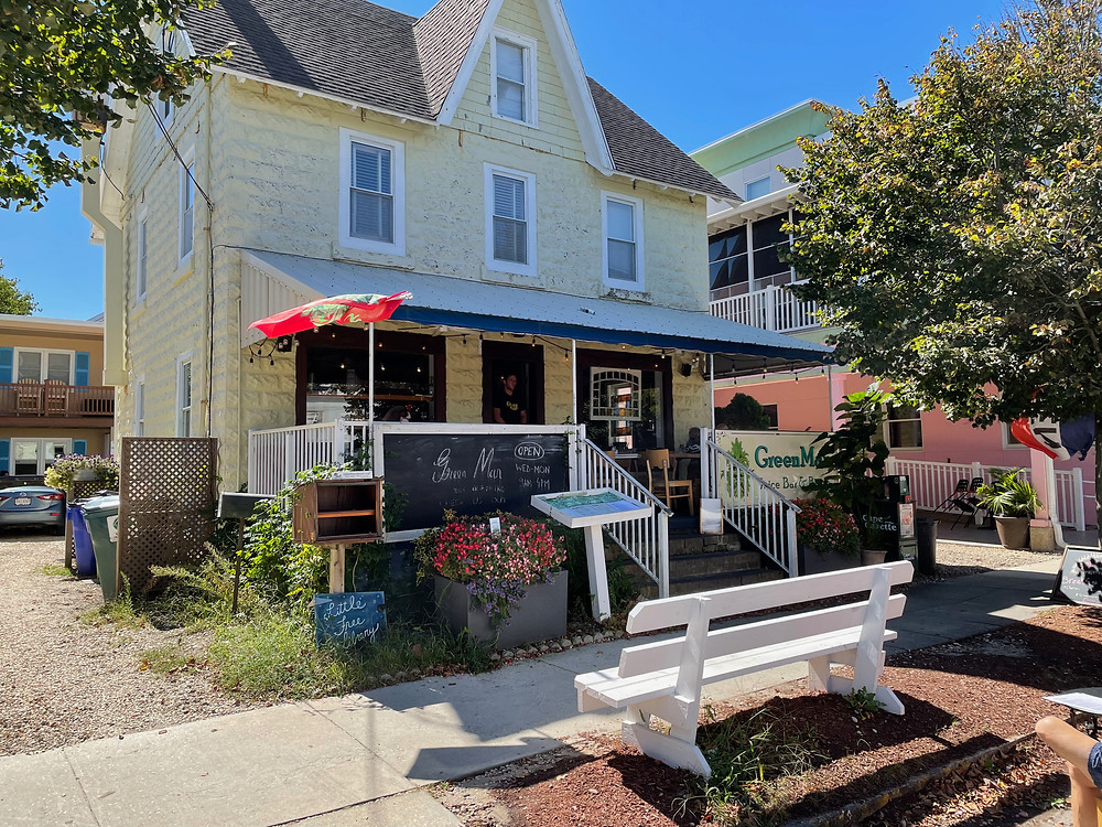 The exterior of Greenman Juice Bar - Rehoboth Beach, Delaware