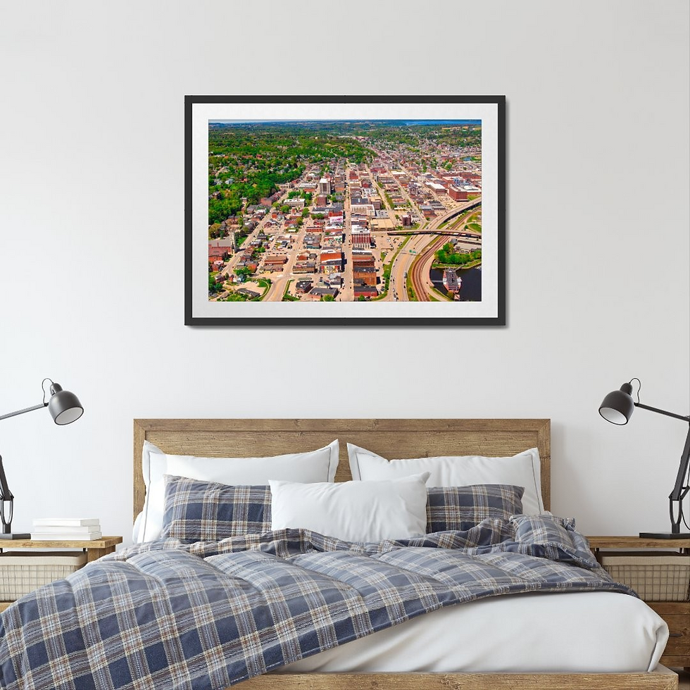 Thumbnail: Summer Days above Dubuque, IA