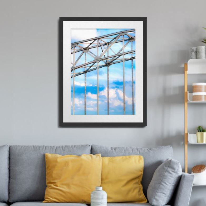 Thumbnail: Blue Bridge Beams - Dubuque, IA