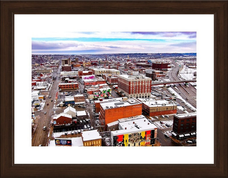 Thumbnail: Wintery Downtown Dubuque, IA