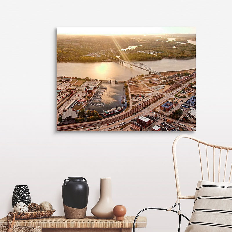 Thumbnail: Mississippi Morning Glow - Dubuque, IA