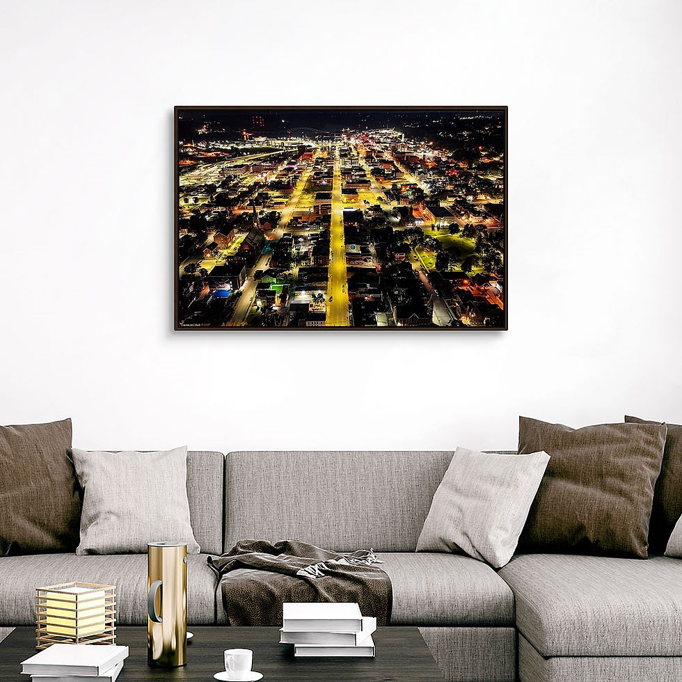 Thumbnail: City Night Lights - Dubuque, IA