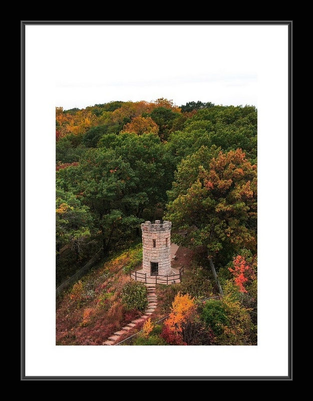 Thumbnail: Autumn at the Julien Dubuque Monument - Dubuque, IA