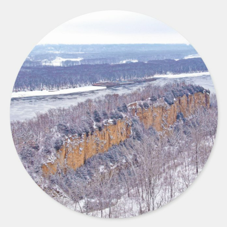 Thumbnail: Wintery Horseshoe Bluff - Dubuque, IA