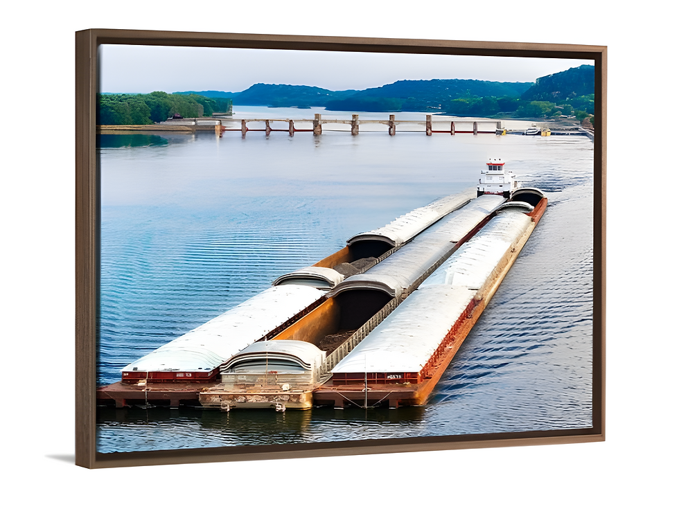 Thumbnail: Barging through Bellevue, IA