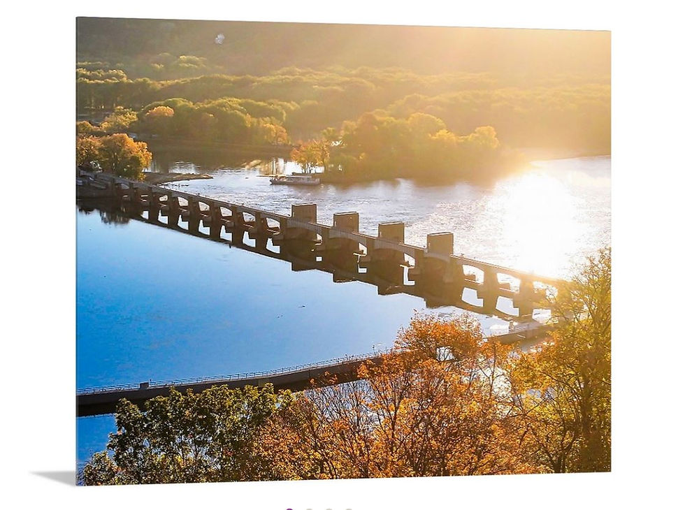Thumbnail: River Locks and Golden Dams - Dubuque, IA