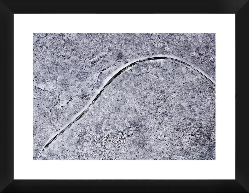 Windy Wintery Roads - Dubuque, IA