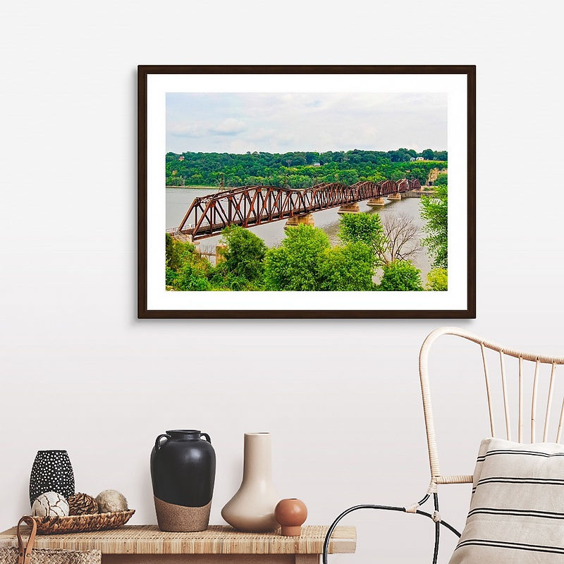 Thumbnail: Historic Train Bridge - Dubuque, IA