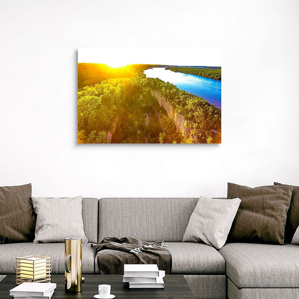 Thumbnail: Summer Sunsets above Horseshoe Bluff - Dubuque, IA