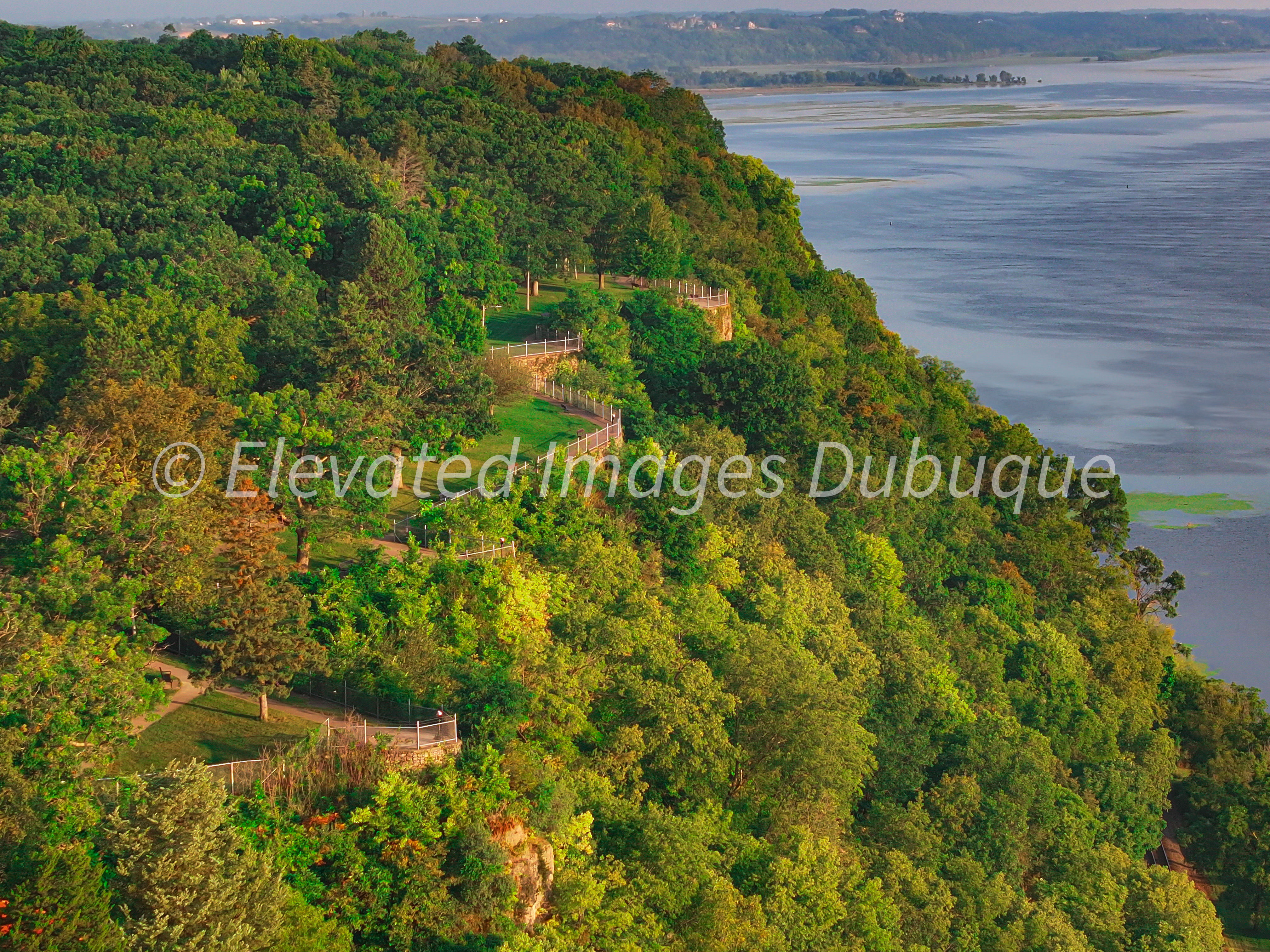 Driftless River Vistas; Eagle Point Park - Dubuque, IA