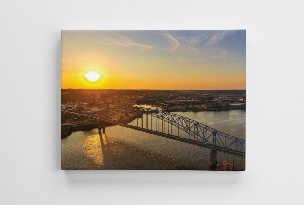 Sunsets over Dubuque, IA