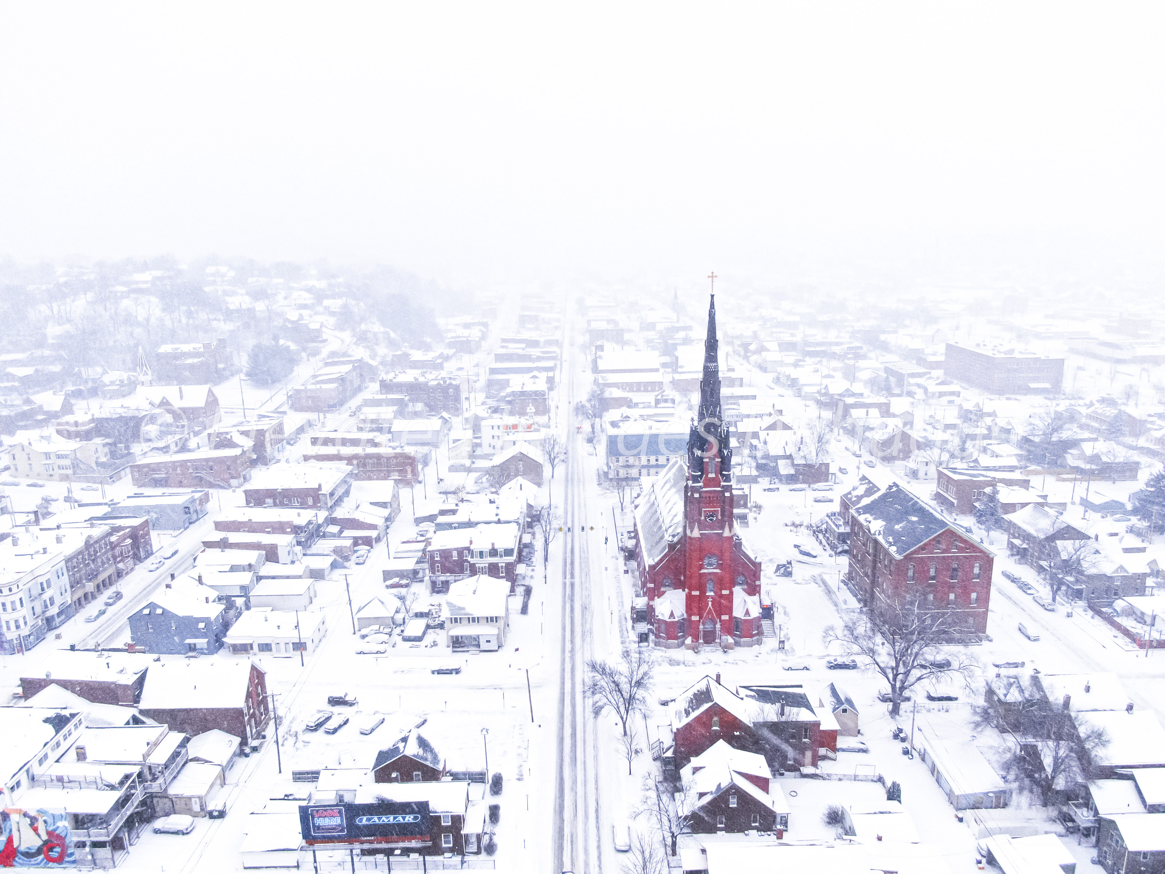 Winter Whiteout - Dubuque, IA