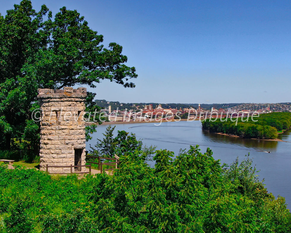 Julien Overlooking Dubuque, IA