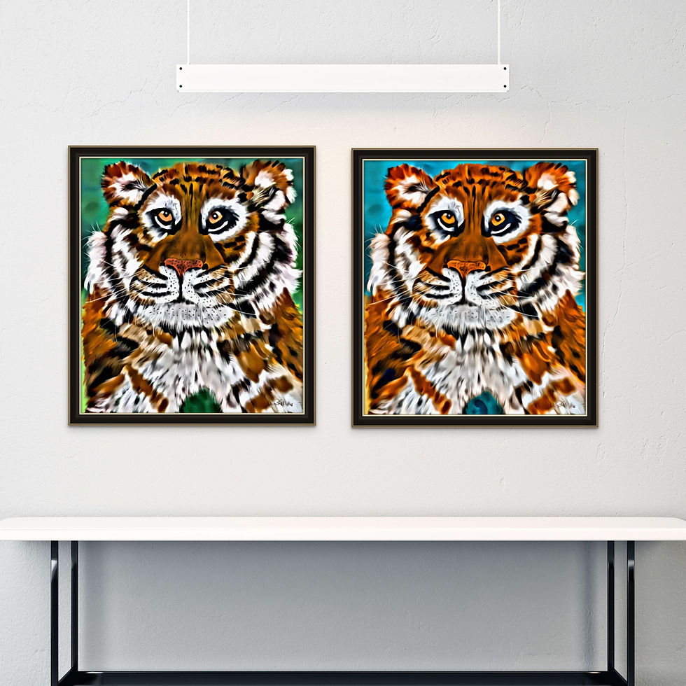 Tiger (2021 Zoo Series) by Sharon K. Wojtas