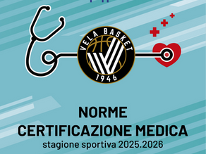 NORME CERTIFICAZIONE MEDICA 2025/2026