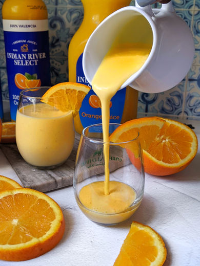 Refreshing Summer Smoothie: Orange Mango Lassi