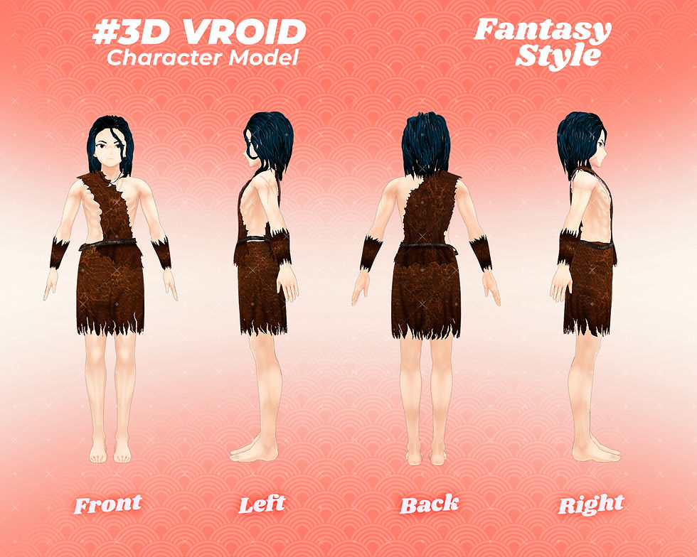 섬네일: 3D VTuber Model Georgy Losif Cool Anime Character for Virtual Creators