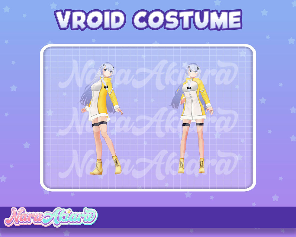 Thumbnail: Level Up Your Avatar's Style with the Yellow Casual Cyberpunk Jacket