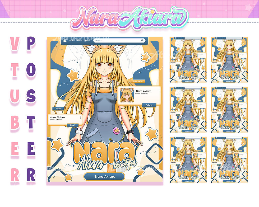 サムネイル： Capture Attention and Increase Engagement with Vtuber Poster