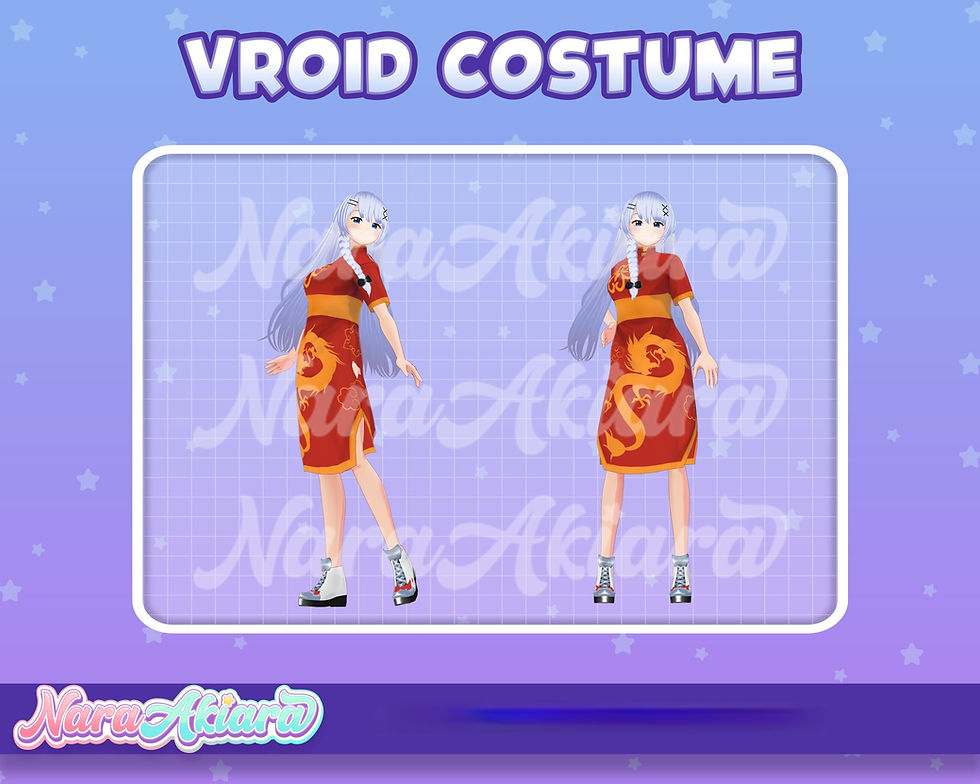 サムネイル： Discover Captivating Chinese-inspired 3D Vroid Costumes for Your Virtual Persona