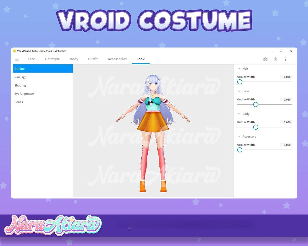 縮圖：Discover Enigmatic 3D Vroid Costumes for Your VTuber Journey